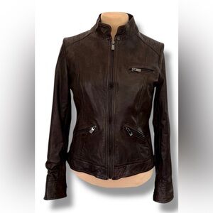 Women's Brown Leather Jacket